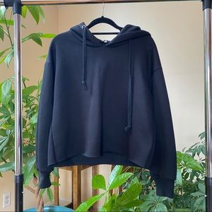 Black Pullover Hoodie Sweatshirt
